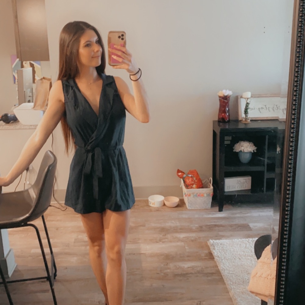 Blue romper